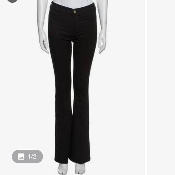 Anthropologie Denim - M.i.h Jeans Marrakesh Black Kick Flare High Rise Jeans Size 26 Anthropologie